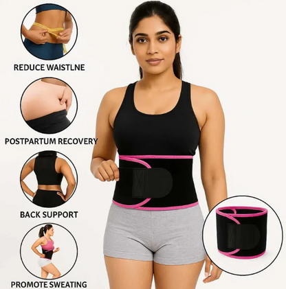 Adjustable Waist Trimmer Belt – Sweat More, Shape Faster, Support Better